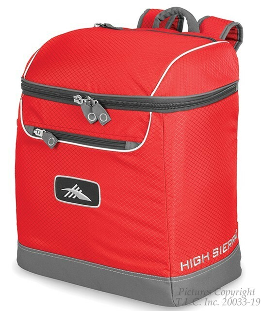 Life High Sierra S4115 Double Ski Bag and Deluxe 2 Boot Bags Combo for