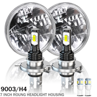 コロナエキストラ LEDライト for Freightliner Coronado 7'' Inch LED Headlight Conversion Kit