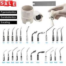 Ultrasonic Piezo Scaler Tips fit EMS Woodpecker & DTE SATELEC /Wrench ns