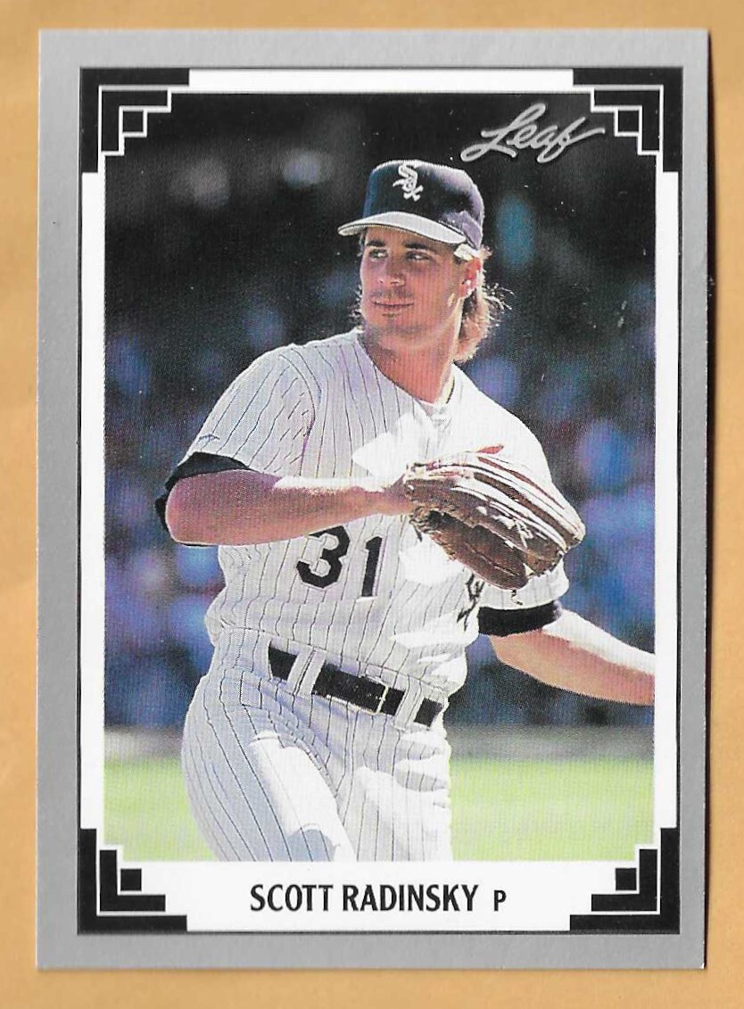 SCOTT RADINSKY CHICAGO WHITE SOX #463 - LEAF NM-MT 1991