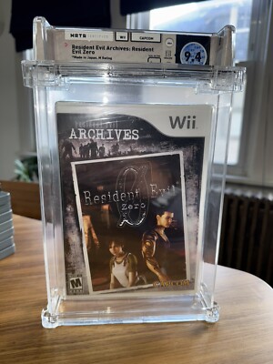 Wii - Resident Evil Archives: Zero (2009) - New / Sealed - WATA 9.4 / A++ Seal