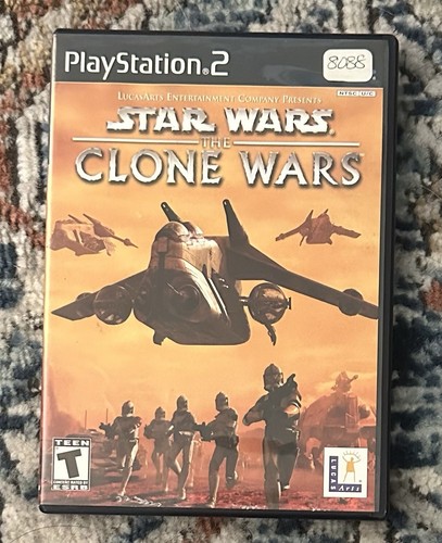 Ps2 PlayStation 2 Star Wars Clone Wars Game Complete 2002 - Picture 1 of 3