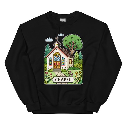 Brewery Location Building Place Crewneck Sweatshirt
