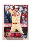 Excellent: 2023 topps Mike Trout Los Angeles Angels Trading Card