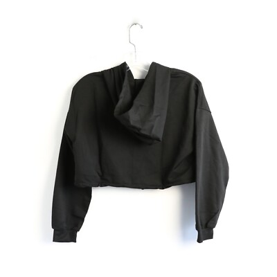 S mid-sleeve hoodie cropped THEREDTHREAD S mid-sleeve hoodie