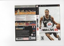 NBA Live 09 PSP ARTWORK ONLY Authentic
