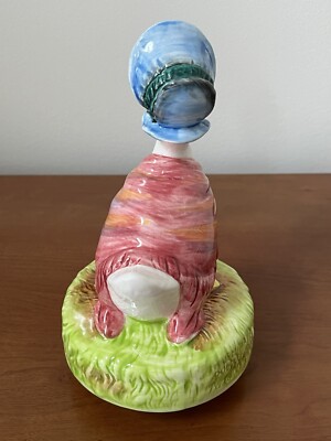 Vintage 1977 Schmid Beatrix Potter Jemima Puddle Duck Revolving