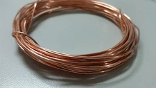 GROUND WIRE SOLID BARE 99.9 COPPER 16 AWG 25'  Jewelry Crafts Grounding USA