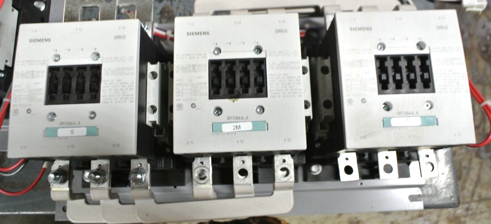 SIEMENS SIRIUS 3RT1054-6...6 MOTOR/CONTACTOR 3ZX1011-2-ORT05-1AA1 460V/100HP