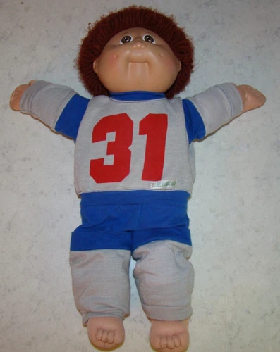 Vintage 1982 Cabbage Patch Kids Boy Appalachian Artworks Curly Brown Hair #31
