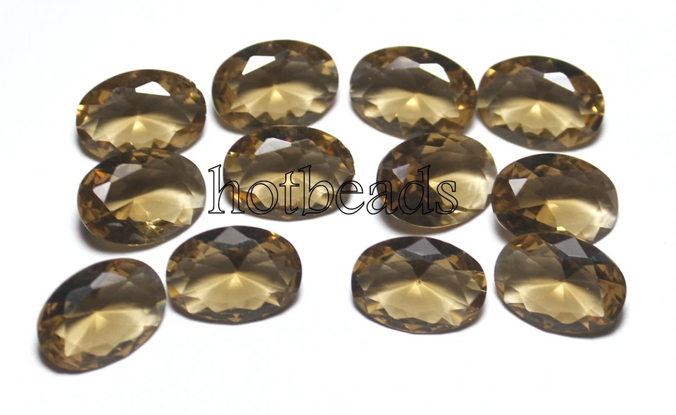 Lab Created Genuine Smoky Quartz Gemstone Stunning Brown Perfect for Jewelry - Image 2 of 4