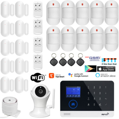 A19 Tuya Alexa APP WiFi GSM Wireless Smart Home Security