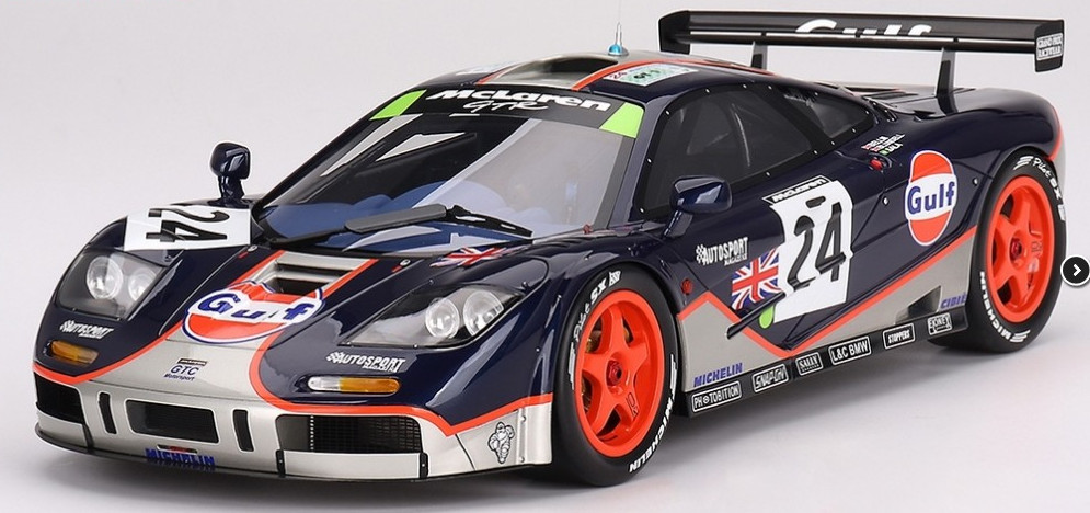McLaren F1 GTR Gulf Le Mans 1995 réplique résine haute finition