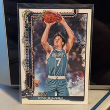 Topps Holiday - Kon Knueppel Charlotte Hornets #H164 Rookie 2025-26 Basketball