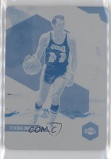2020-21 Panini Mosaic All-Time Greats Printing Plate Cyan 1/1 Jerry West HOF 0c3