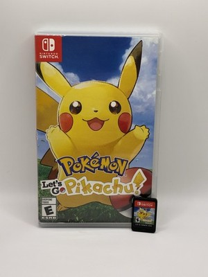 CIB Pokemon Lets Go Pikachu (Nintendo Switch, 2018)