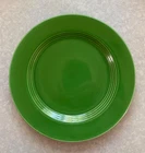 Vintage Older Homer Laughlin Harlequin Pattern Medium Green 10" Dinner Plate #1