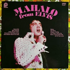 Elvis Presley Mahalo From Elvis Vinyl LP Record Pickwick VG+
