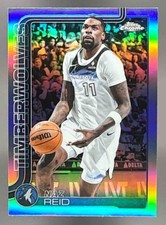 2025-26 Topps Basketball Chrome Naz Reid Refractor #156 Minnesota Timberwolves