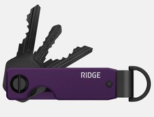 Genuine Ridge Key Case Slim Alaska Twilight Holds 2-6 Keys Aluminum Metal Holder