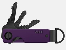 Genuine Ridge Key Case Slim Alaska Twilight Holds 2-6 Keys Aluminum Metal Holder