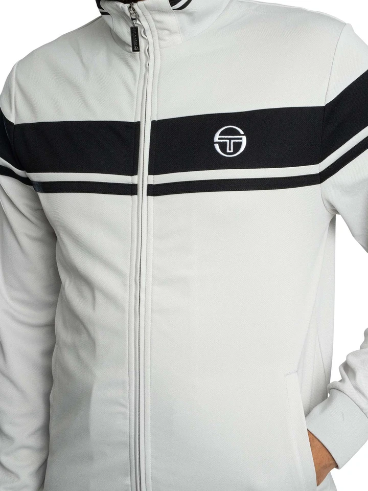 Sergio Tacchini Men's Damarindo Track Jacket, Grey - Image 4 of 4