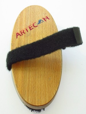 ARTECH Oval Medium Bronze Ski Wax Brush - Ski Tuning