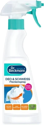 Dr. Beckmann Fleckenspray Schweiß Spezialfleckentferner Deo Flecken 250 ml - Bild 1 von 4