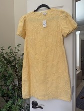 Jcrew Yellow Dress, Fully Lined NWT, Size Medium