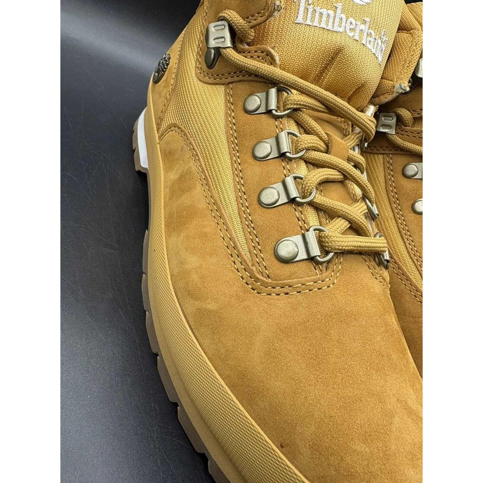 Men's Timberland Euro Hiker F/L Mid Hiker Wheat Nubuck (TB091566 231) M/M2014