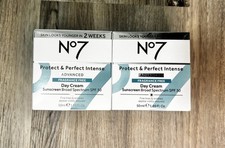 No7 Protect Perfect Intense Advanced Day Cream SPF30 1.69 oz 3/27 Exp 2Pk