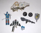 Vintage GoBots Wheeled Warriors Figure and Parts lot Bandai Mattel 80s
