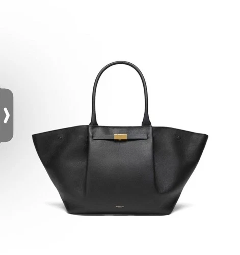 Women's Brown Genuine Leather Large Tote Bag Buckle Handbags