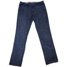 Tommy Bahama Boracay Navy Blue Chino Pants Mens 34x34 Cotton Tencel Stretch