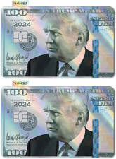 2 Units Holographic Credit Card Skin 3M Material Debit Card Sticker, Waterpr