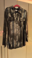 Monaco blue Bluse Snake blau Gr. 46