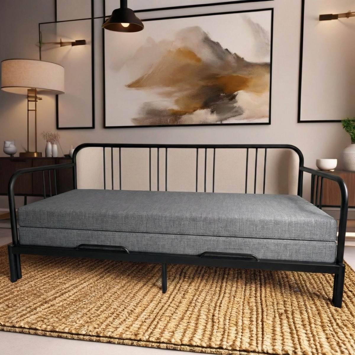 引取希望 FYRESDAL IKEA デイベッドフレーム　② FYRESDAL day-bed frame, black, 80x200 cm - IKEA Latvia