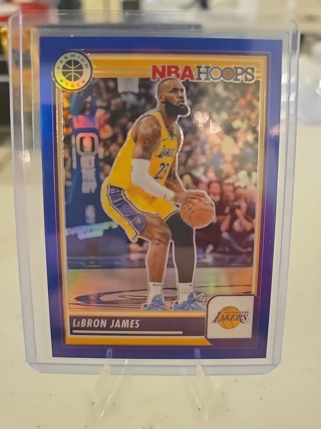 2023-24 Panini Nba Hoops Premium Stock - LeBron James #149 Blue Prizm /120