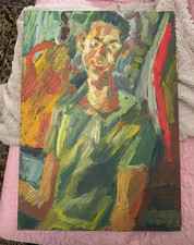 Tindaro Calia (Segrate Mi 1956)  bellissimo  dipinto del 1986 Affare