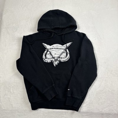 3Blackdot Gaming Pullover Long Sleeve Fleece Black Hoodie Women's Large