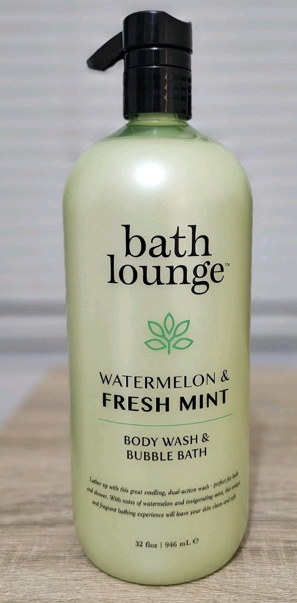 Baño de burbujas lavado corporal con sandía y menta fresca 32 fl oz - NUEVO