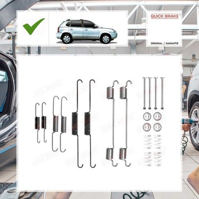 Quick Brake Zubehörsatz, Bremsbacken HYUNDAI TUCSON (JM) 2.0