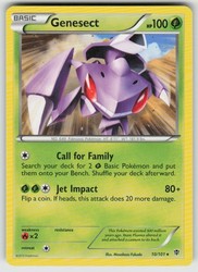 Genesect (BW Plasma Blast) 10/101 Cracked Ice Holo Rare