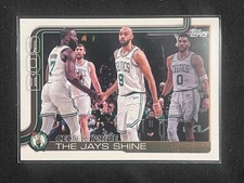 2025-26 Topps #272 Celtics Pride: The Jays Shine Checklist