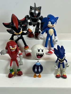 Sonic the Hedgehog & Super Mario Jakks Pacific Action Figure Lot Shadow Knuckles