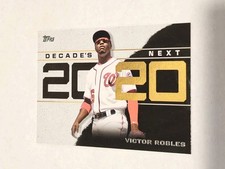2020 Topps Victor Robles DN-20 Decade's Next Washington Nationals