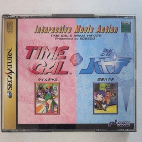 Time Gal & Ninja Hayate Sega Saturn SS Retro Action Game Japan Import Tested