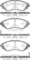 Triscan Bremsbelagsatz, Scheibenbremse Vorderachse U.A. FüR Chevrolet, GM Korea