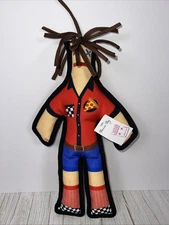 Dammit Dog Plush Chew Squeak Doll Pizza Man 12" New With Tags ✅