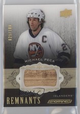 2018-19 Upper Deck Engrained Remnants 25/100 Michael Peca #R-MI 08ee